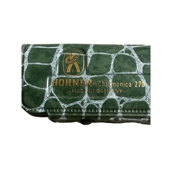 Hohner Super Chromonica 270 Harmonica Key Of G with CASE - Made in GERMANY - Picture 8 of 16